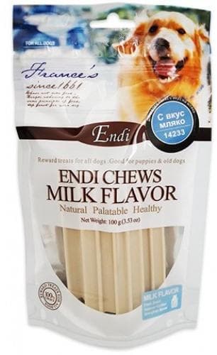 Endi Chews Dental Sticks with Milk Flavor